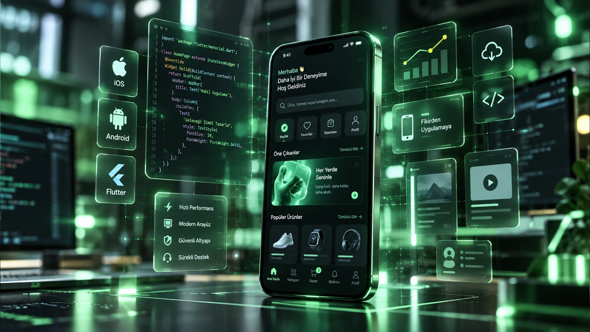iOS & Android Mobil Uygulama Deneyimi