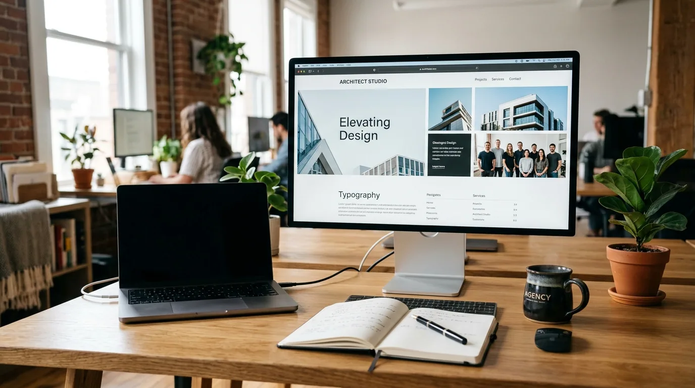 Web tasarım ve geliştirme çalışma alanı