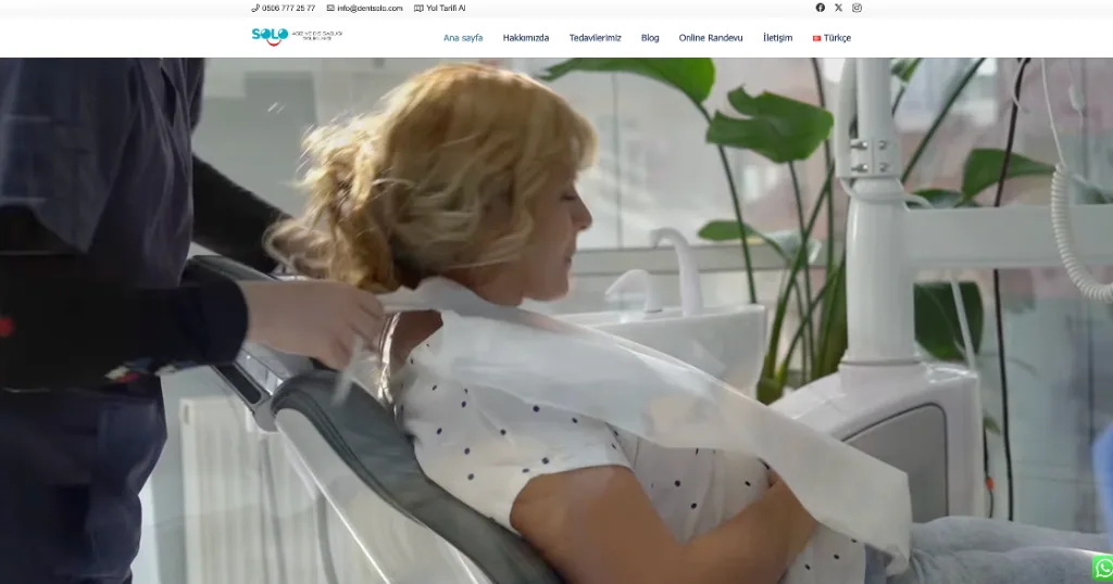 SoloDent Ağız ve Diş Sağlığı Polikliniği Web Sitesi
