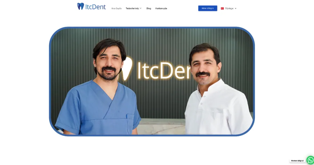 ItcDent Ağız ve Diş Sağlığı Kliniği Web Sitesi
