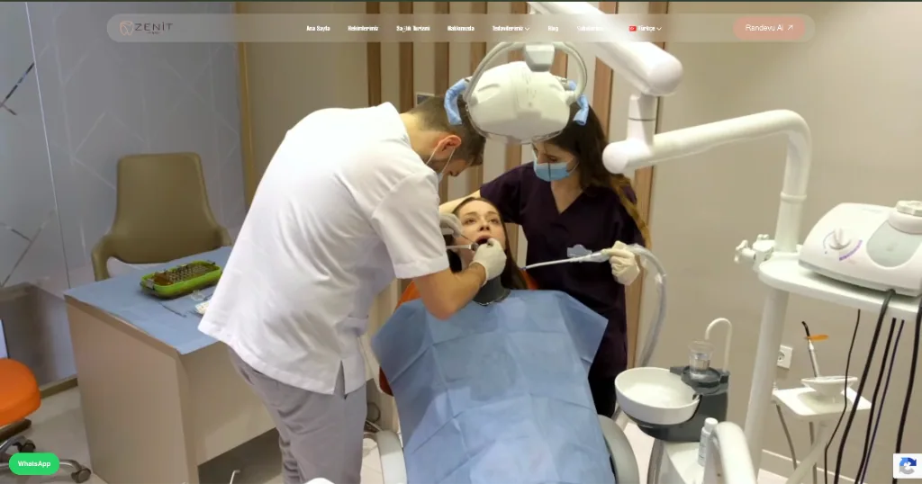 Zenit Dental Ağız ve Diş Sağlığı Poliklinikleri Web Sitesi